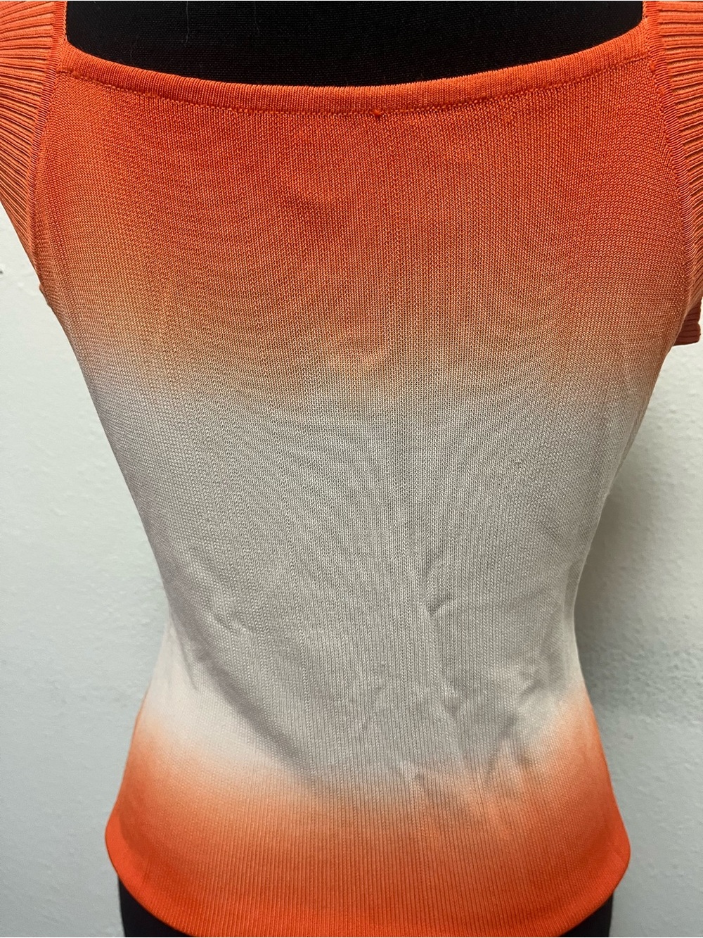 Embellished Orange Ombre Tank Top - Picture 6 of 6